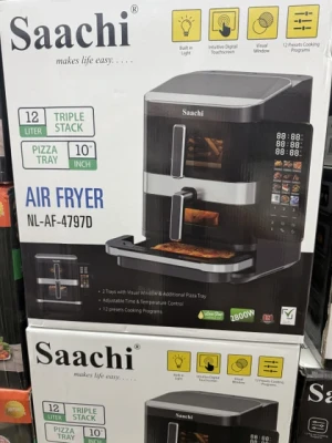 سرخ کن بدون روغن ساچی مدل NL-AF4797 ظرفیت ۱۲ لیتر